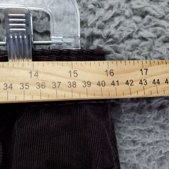 Eddie Bauer Jeans Womens 8 Brown Bootcut Corduroy Slightly Curvy Stretch - Picture 5 of 10